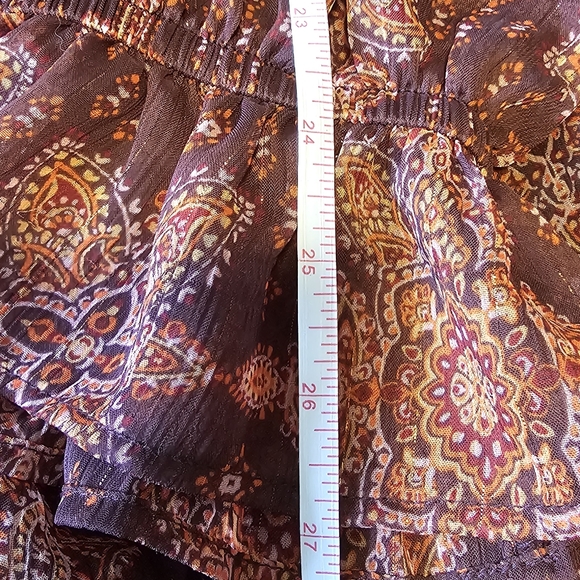 Torrid Size 2 Mini Lurex Chiffon Tiered Dress - Picture 15 of 17